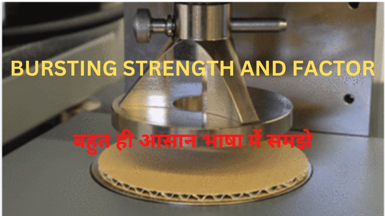 How To Test Bursting Strength of Paper & Corrugated Boxes / Bursting Strength and Burst Factor