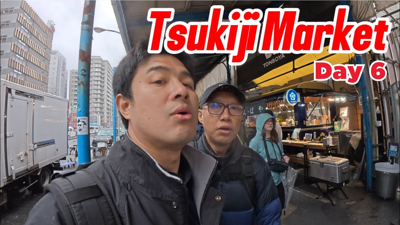 Japan Winter Day 6 [EP.06] Tsukiji Market , Senso-ji Temple , Nakano Broadway