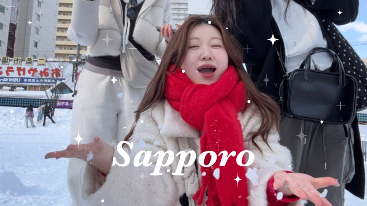 [🇯🇵삿포로 여행❄️ #1] 입사 1년 기념 두근두근💕삿포로 여행 | 토시 함바그🐷|동구리 빵집🥐|이치란 라멘🍜