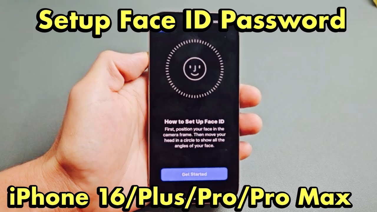 iPhone 16: как настроить пароль Face ID