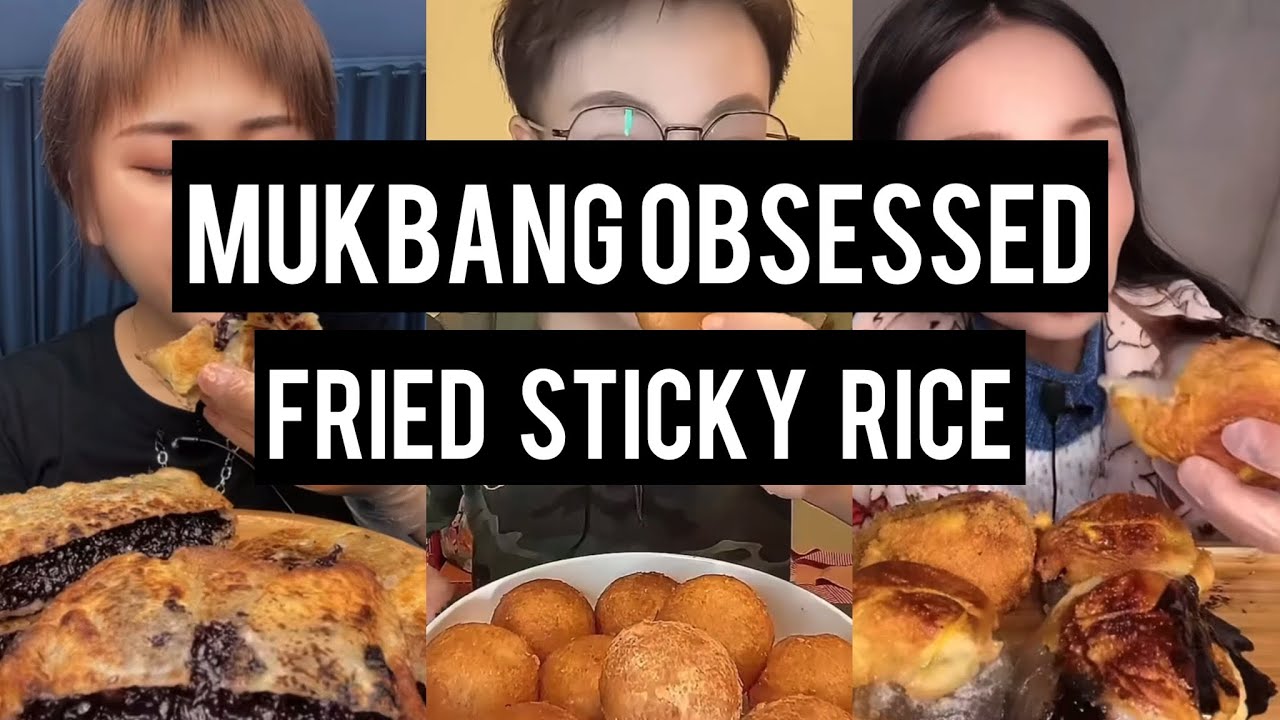 [Portrait] Mukbang ASMR | Fried Sweet Rice Cake -sticky- 炸糖糕 Kwai Eating / Kwai Mukbang