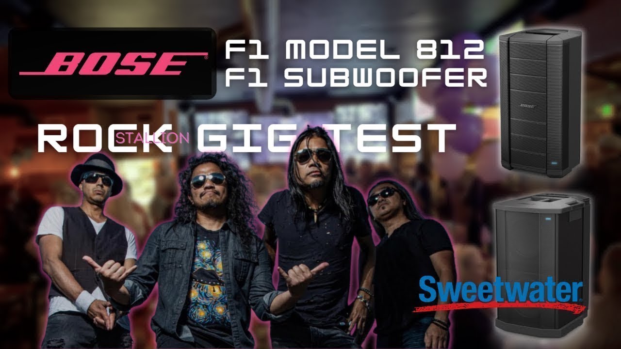 ДЕМОНСТРАЦИЯ РОК-КОНЦЕРТА! Гибкий массив акустических систем BOSE F1, модель 812, с сабвуфером, с...