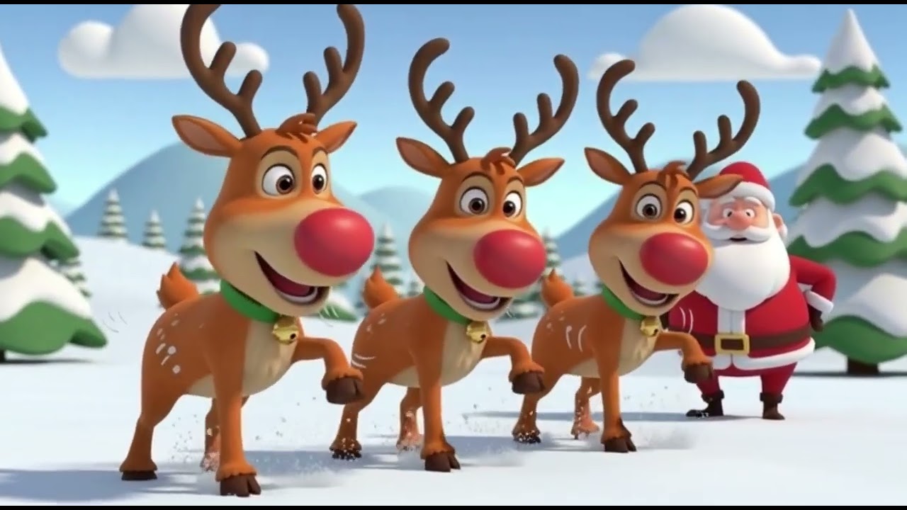 🎵 Santa’S Reindeer Counting Song