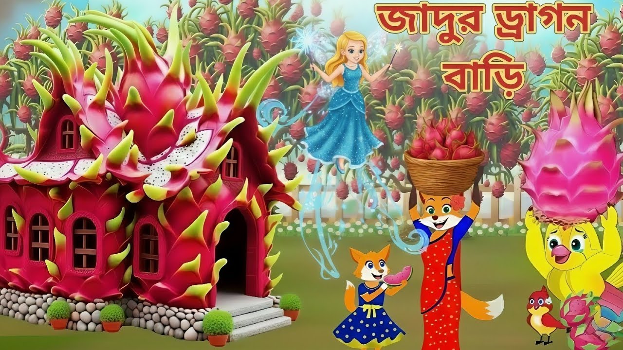 জাদুর ড্রাগন বাড়ি | Bangla cartoon | Cartoon video |Siyaler cartoon |Rupkothar golpo |Cartoon