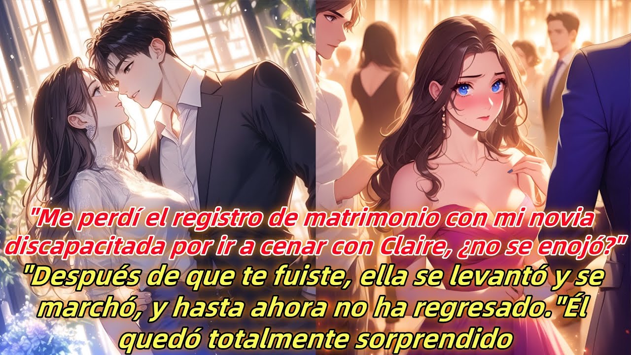 Me perdí el registro de matrimonio con mi novia discapacitada por ir cenar con Claire,¿no se enojó?