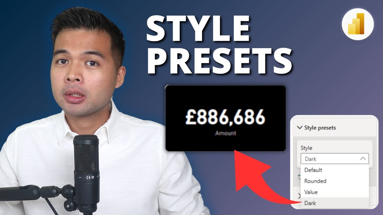 Set Up STYLE PRESETS THE EASY WAY // Power BI Template Styles using JSON