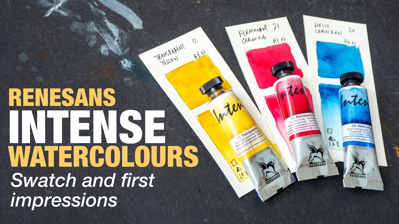 Renesans Intense Watercolours swatch & first impressions