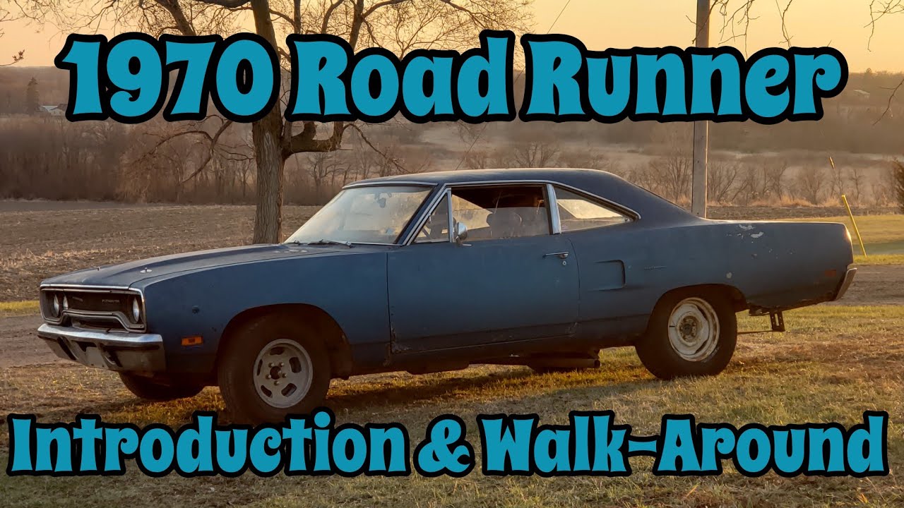 1970 ROADRUNNER Walk Around. All Original 383-4 speed Car. #mopar #automobile #plymouth #roadrunner