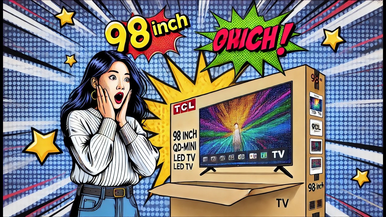 Unboxing the Massive 98” TCL QM7 Mini LED TV!