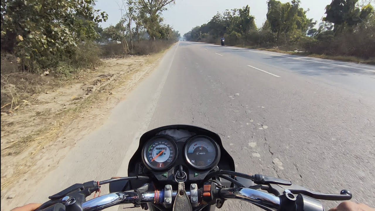 Morning Bike Ride on Indian Roads 🌅