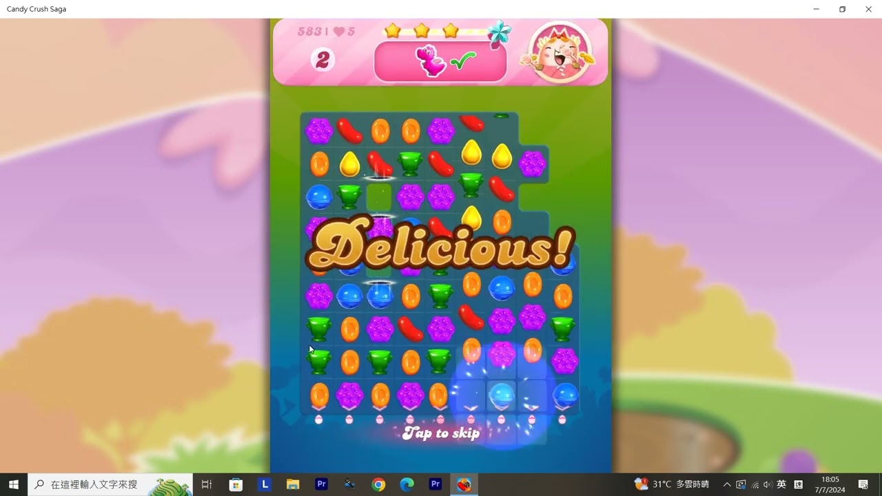 Candy Crush Saga Gameplay (Level 583) | Rocky's Studio