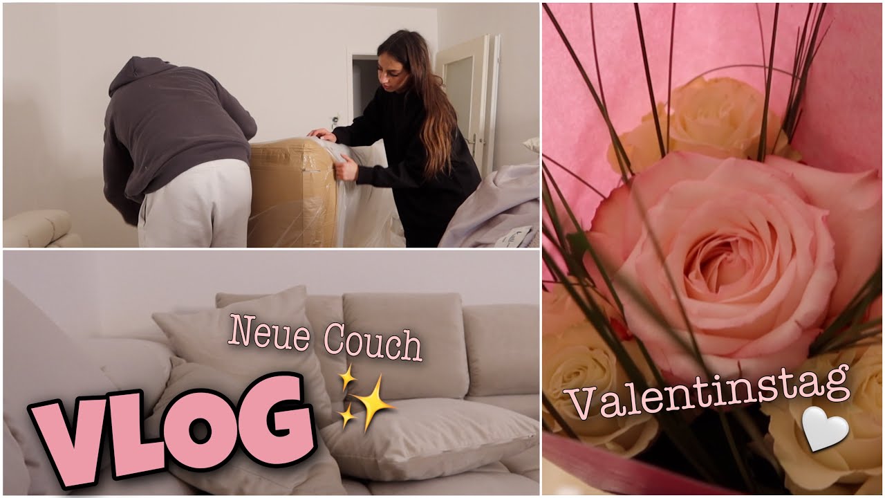 VLOG: Unsere COUCH kam an 😍 (Wohnzimmer ist fast fertig) ✨💡