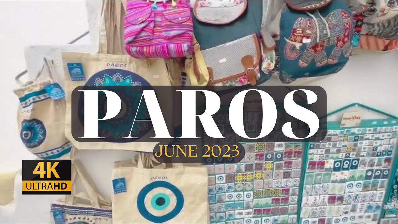 Paros, Greece 🇬🇷 4K Walking Tour