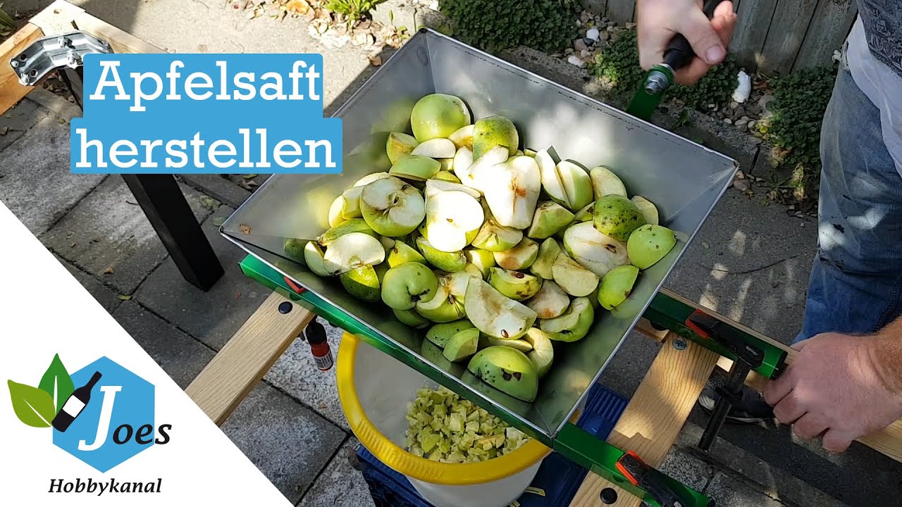 Apfelsaft herstellen – verschiedene Varianten verglichen