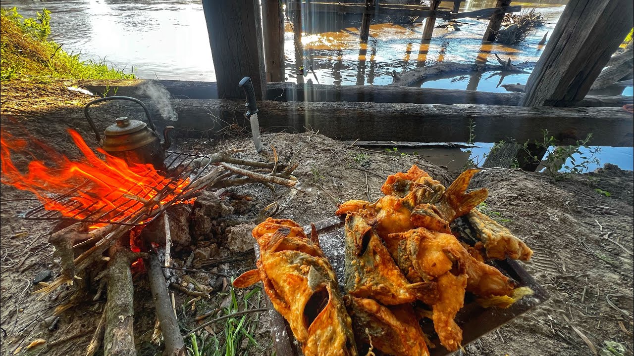 2 DÍAS de PESCA y COCINA en el CAMPAMENTO | Aventura en la Naturaleza