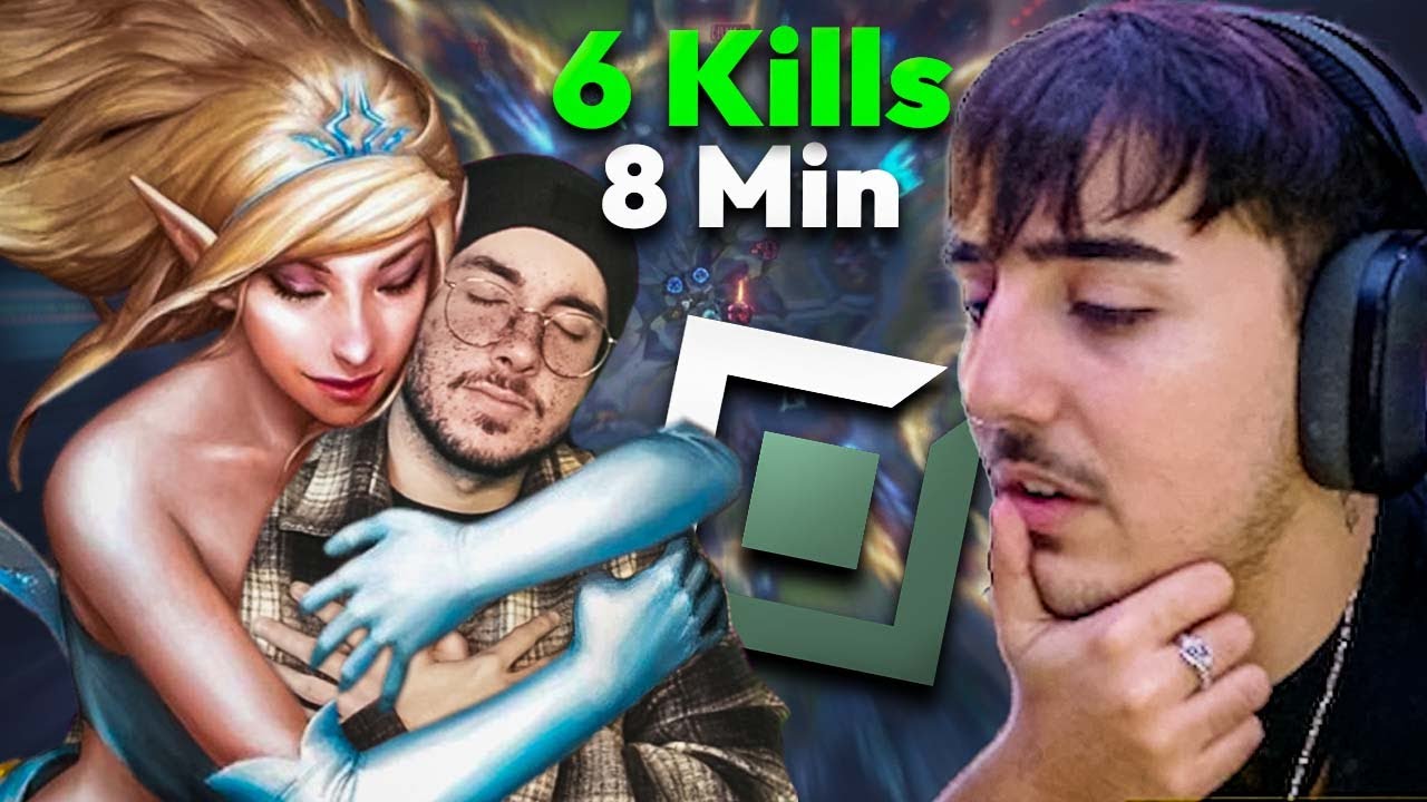 Me toco con la Janna TOP de Sendo y se hizo 6 solokills en 8 minutos