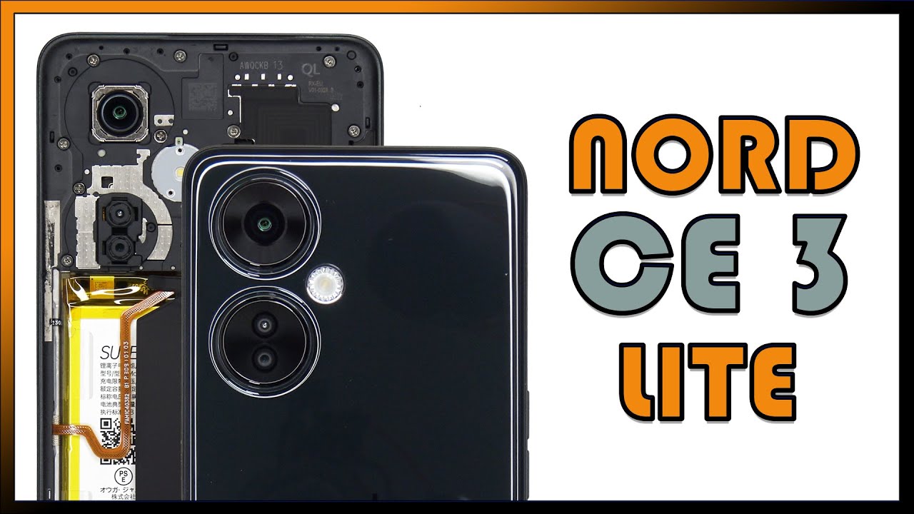 Видеообзор разборки и ремонта OnePlus Nord CE 3 Lite