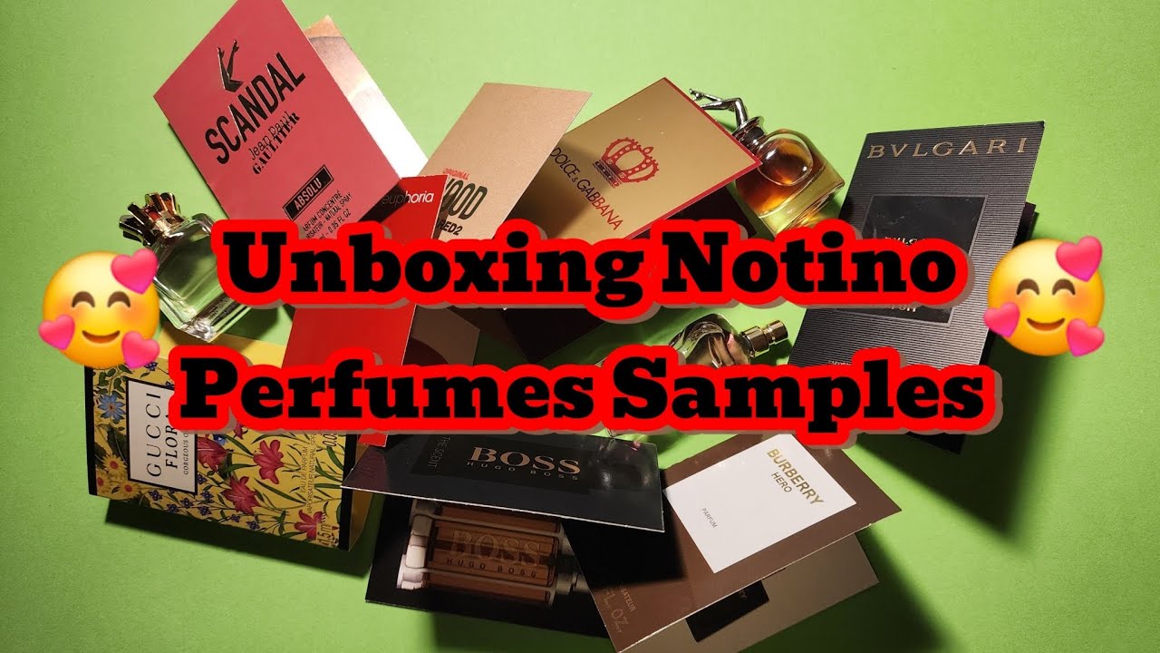 Unboxing Notino Perfumes Samples #1