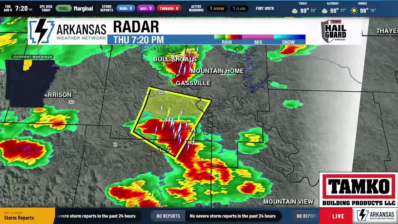 ARKANSAS: SEVERE WEATHER COVERAGE!