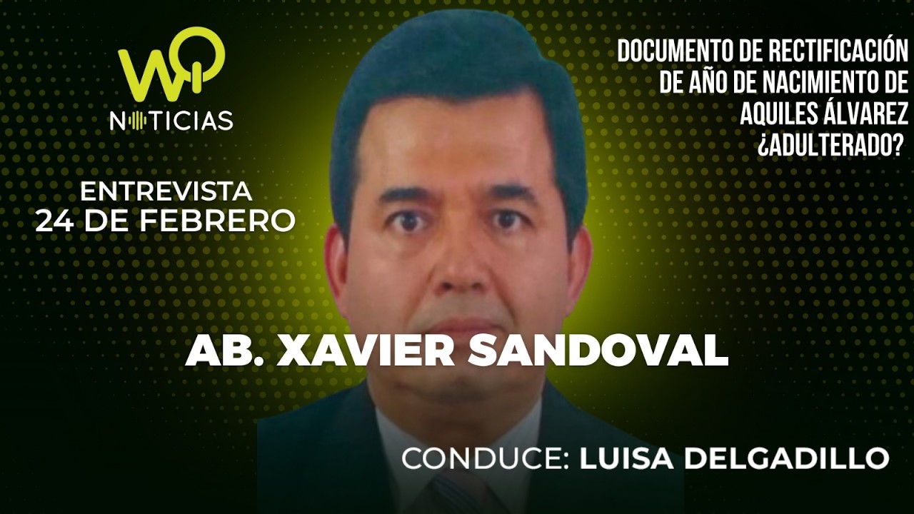 Ab. Xavier Sandoval Baquerizo, Ex Director Regional del Trabajo.