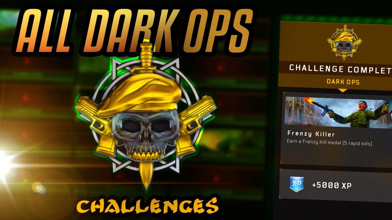 ALL 15 DARK OPS CHALLENGES  in Black Ops 4! (How to Complete Them all NOW)