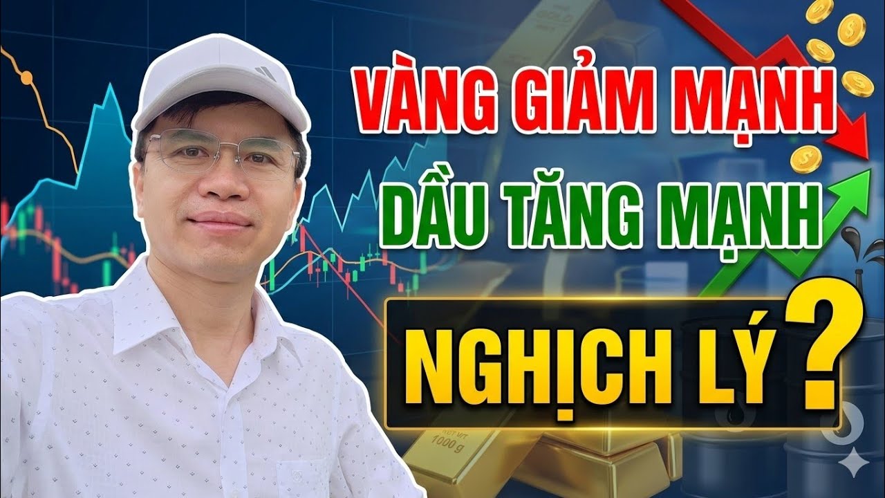 Nghịch lý GIÁ VÀNG GIẢM MẠNH khi mà XĂNG DẦU tăng, LẠM PHÁT nóng?
