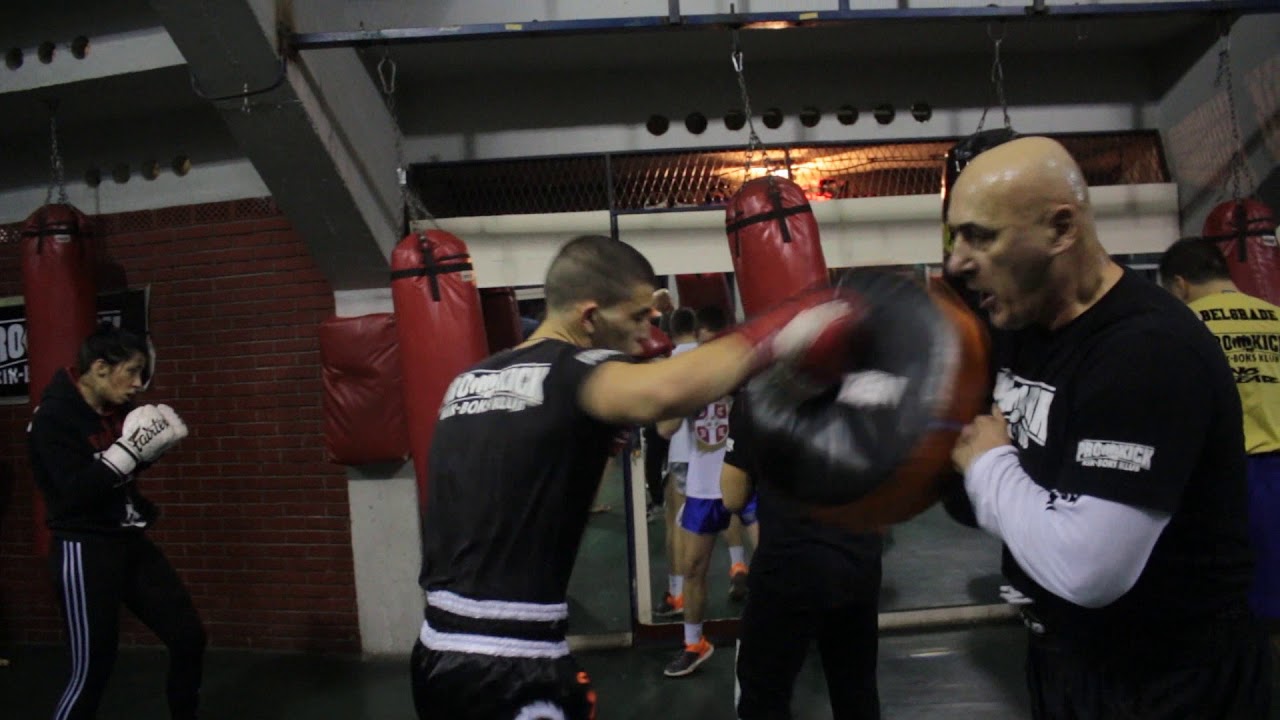 Trening u kik boks klubu Pro kick
