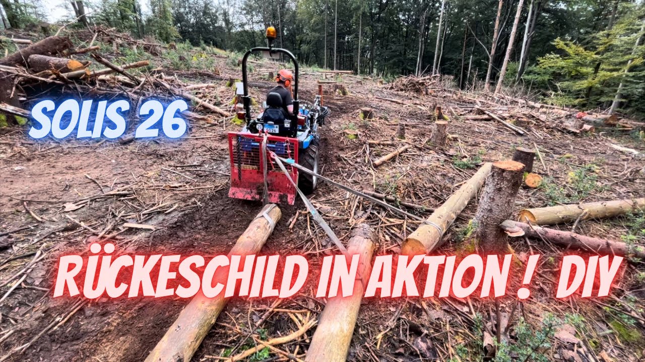 SOLIS 26 Rückeschild DIY in Aktion