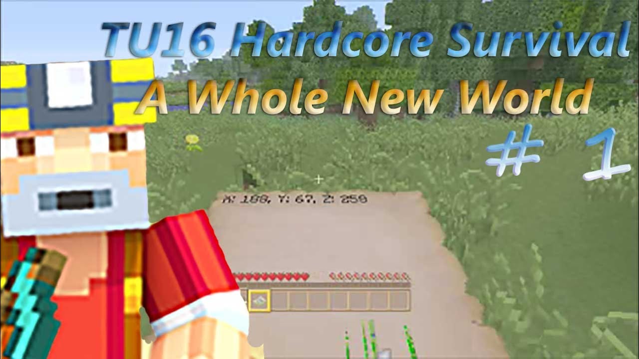 MinecraftXBLA TU16 Hardcore Survival #1 - A Whole New World