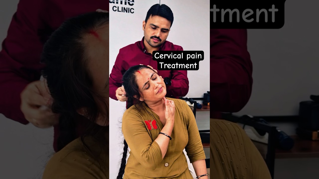 Cervical pain treatment | top chiropractor in india #feed #chiropractor #trend