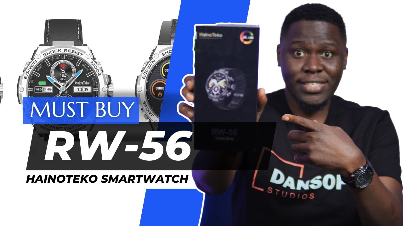 HAINO TEKO German RW56 Smartwatch Review: Features, Design & Unboxing!