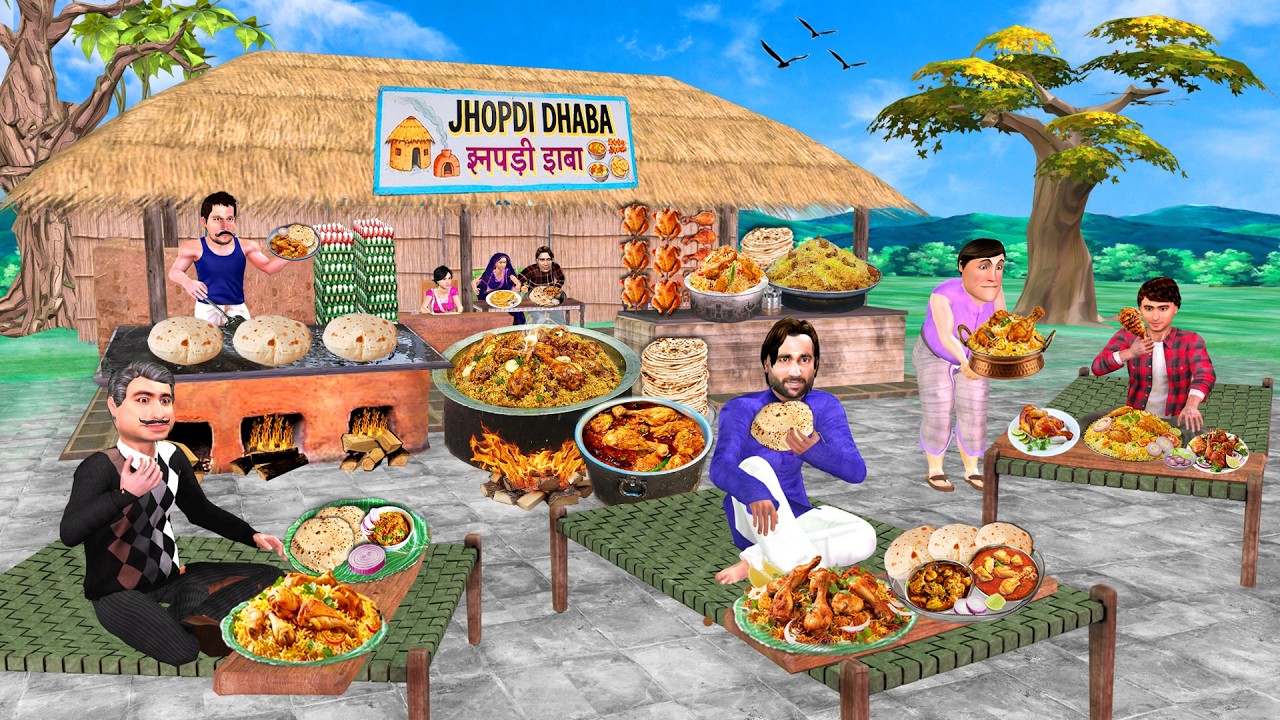 अजनबी झोपड़ी Ajnabee Jhopadi HUT DHABA Roti Comedy Hindi Kahaniya