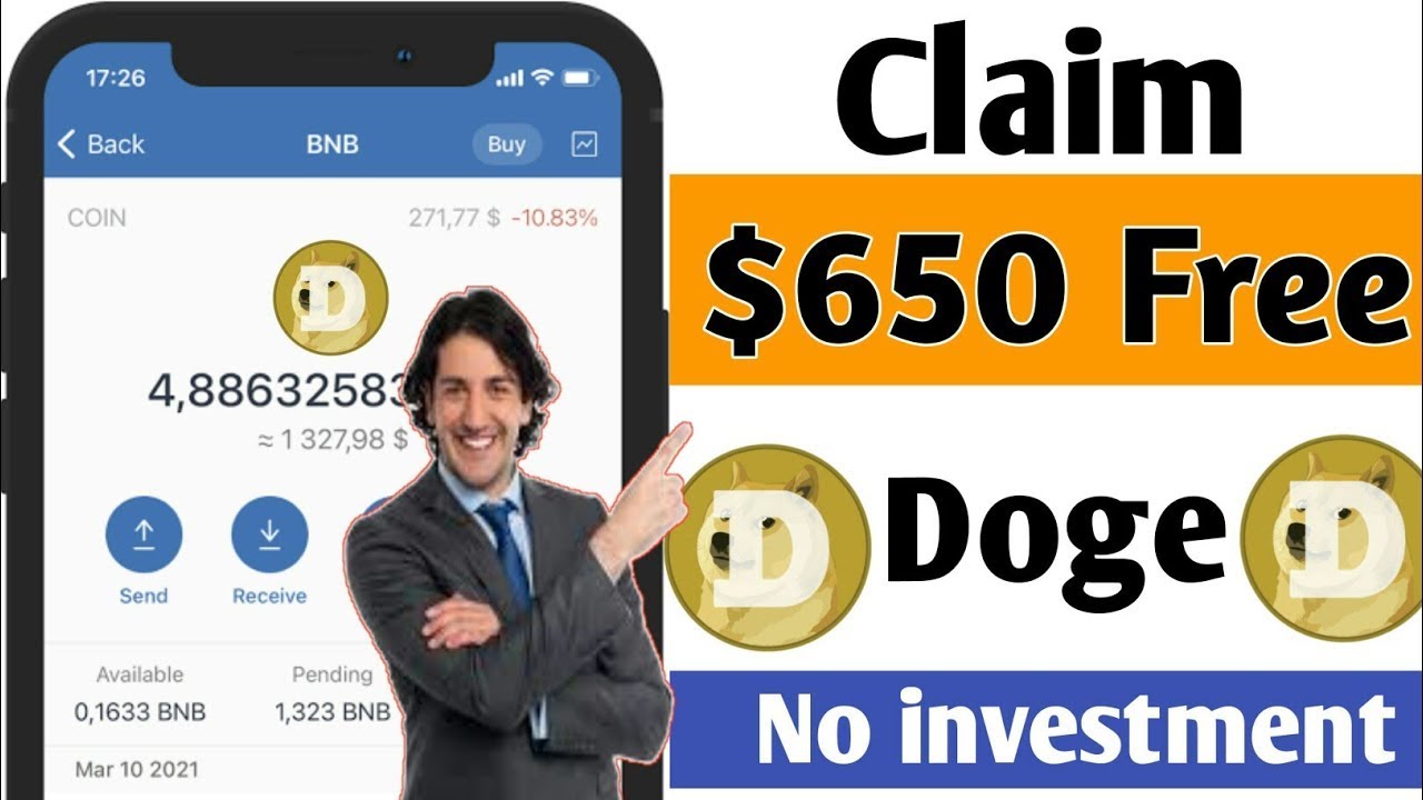 Free earning Doge coin || limited time || 318$ Instant Withdraw proof || New Instant Withdraw 🤑💰