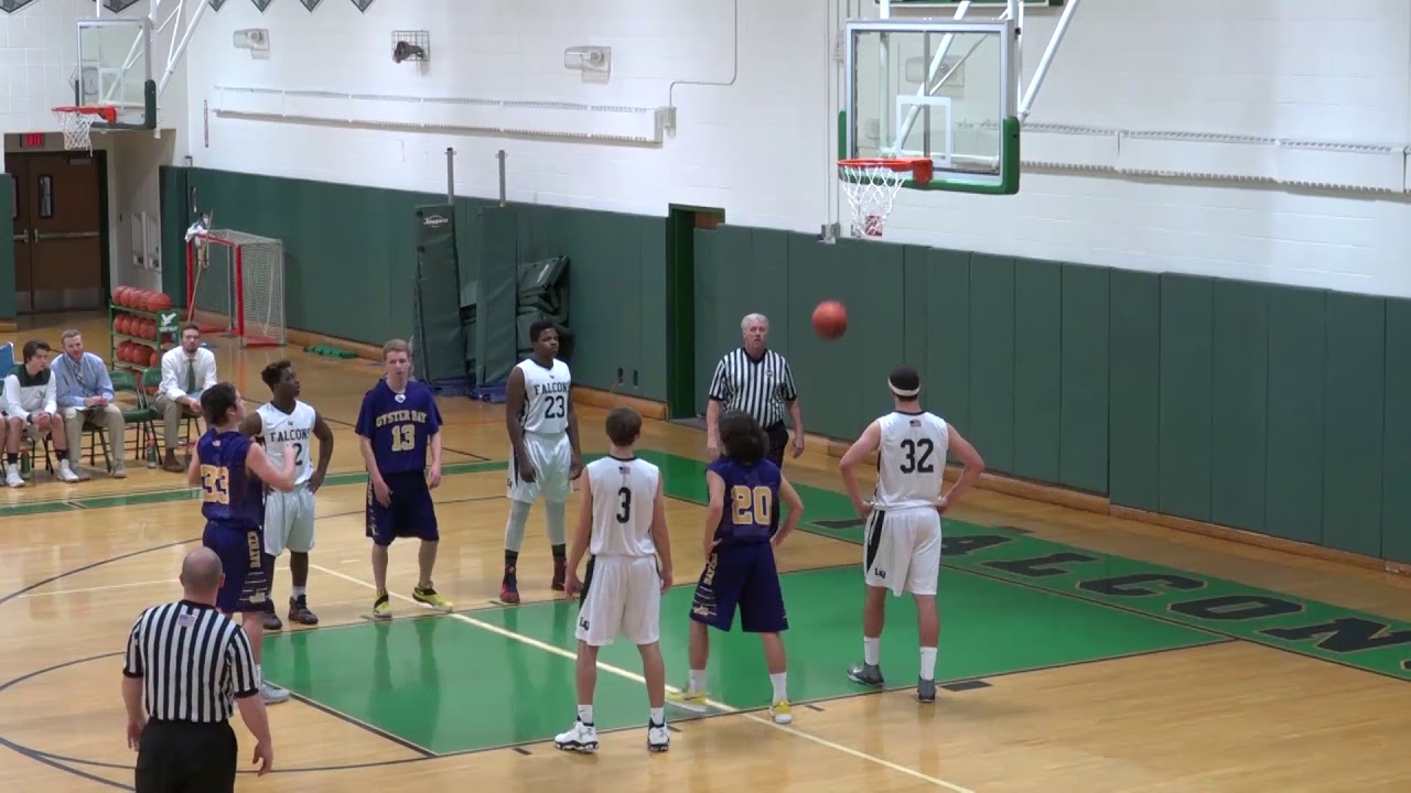 Oyster Bay At Locust Valley Boys Bball 1/12/17