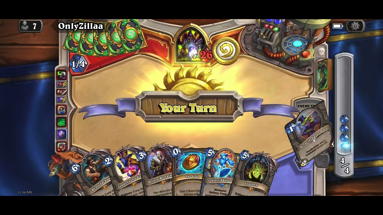 Reno Big Spell Mage vs Egg Warlock