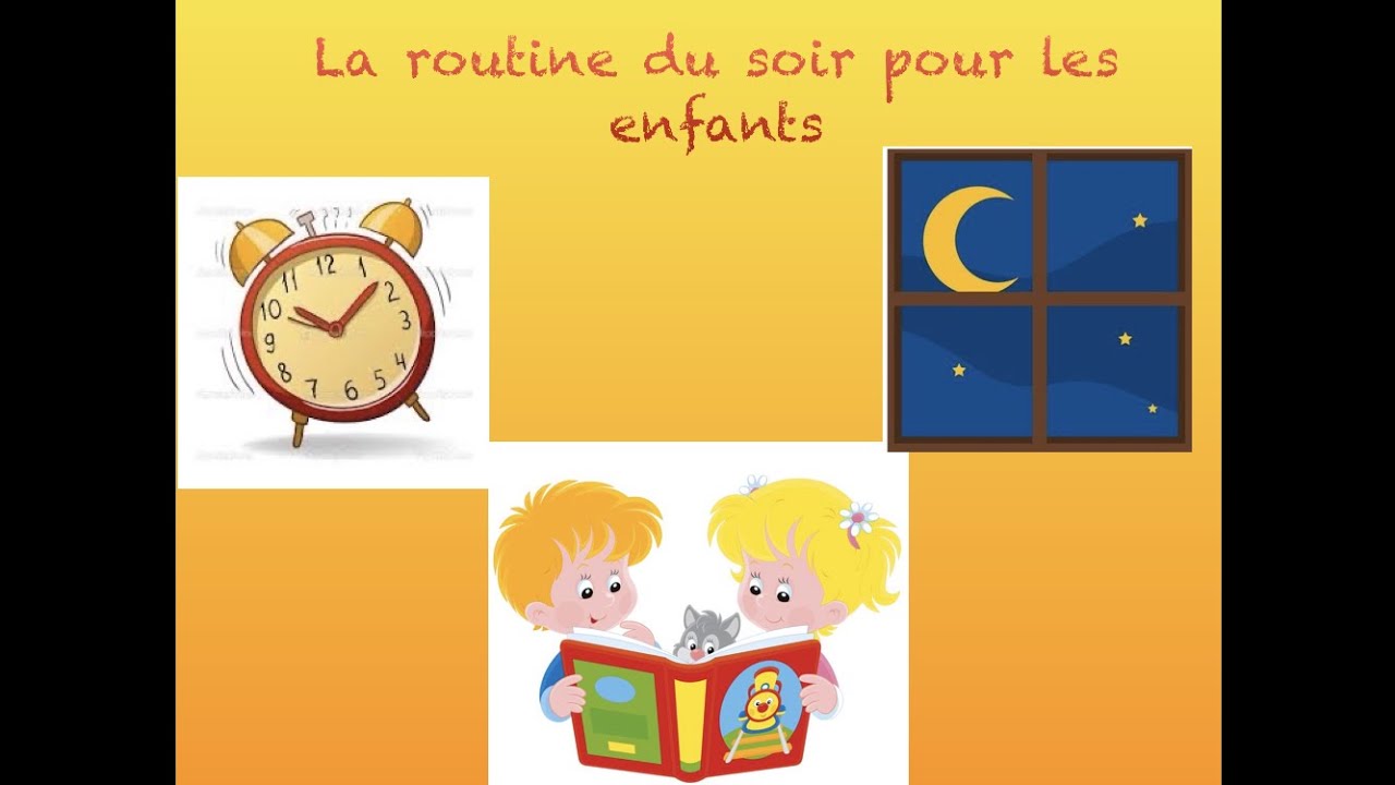 La routine du soir pour les enfants ❤️