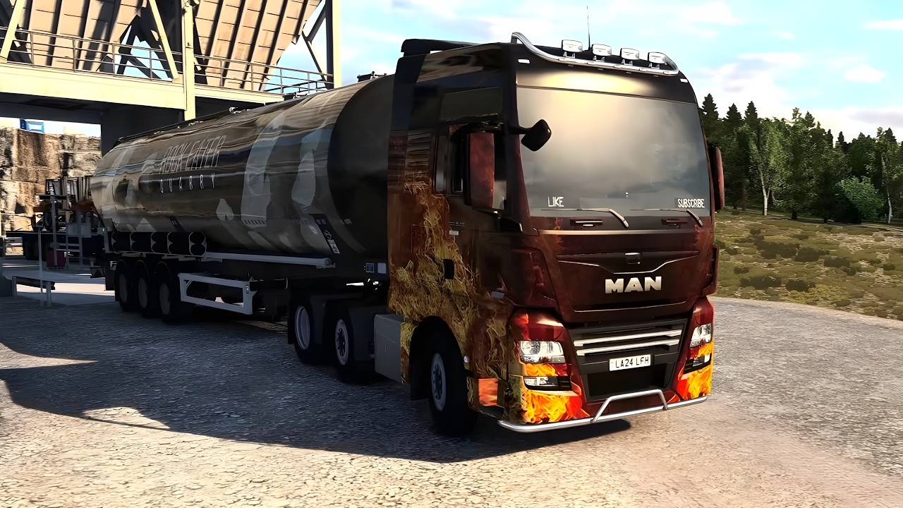 Almost Crashed On These Dirt Roads 😬 MAN TGX Dumper Delivery | ETS2 Trucking #ets2