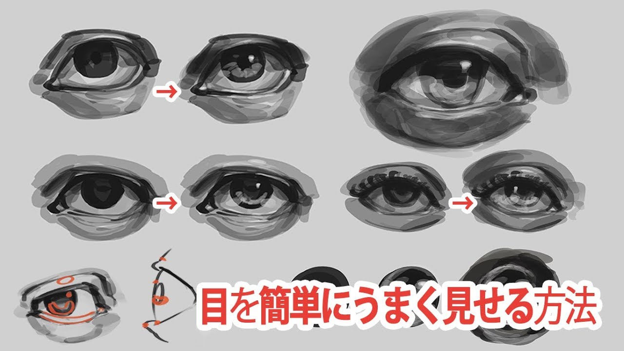 【Procreate】上手く見える目のハイライトの入れ方 / 目の描き方 / デジタルアート / how to draw / iPad /イラスト上達 / 絵が上手くなる