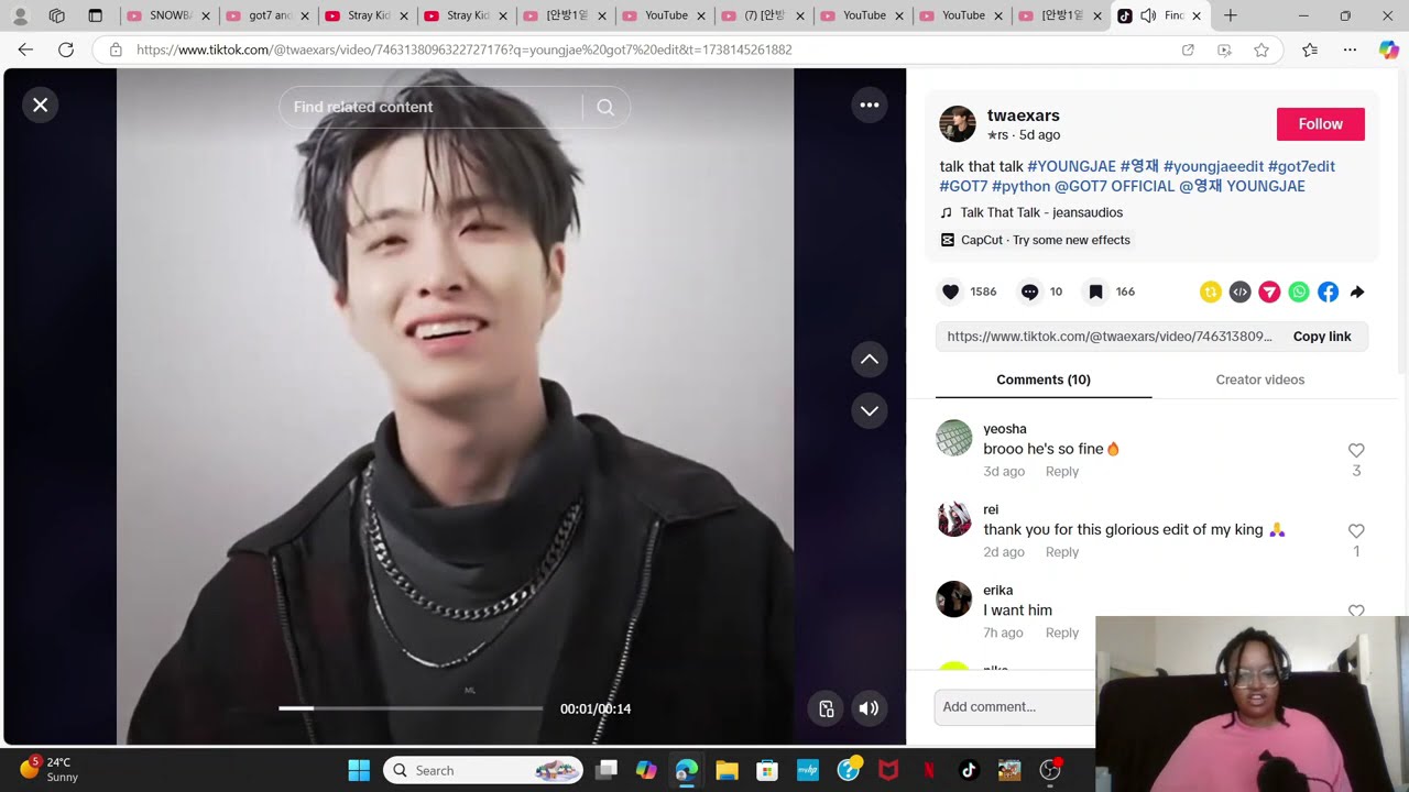 Baby Ahgase Reacts to GOT7 TikTok Edits 💚