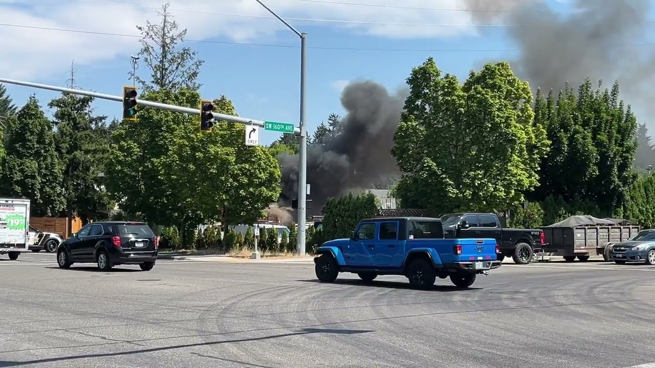 *FULLY INVOLVED BOX TRUCK FIRE*  TVF&R 7/26/2024