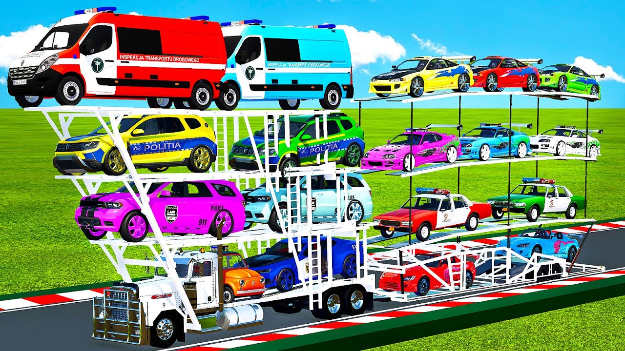 OVERSIZED HAULER TRUCK EMERGENCY TRANSPORT & BATTLE! Farming Simulator 22