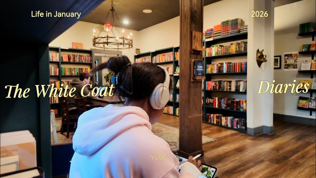 romanticizing the grind: coffee shops, gym & hibachi night 🩺✨ | White Coat Diaries Ep. 4