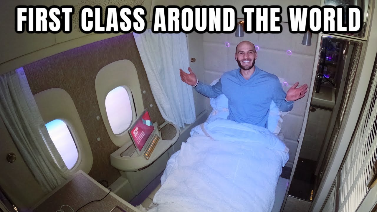 I FLEW 85 HOURS AROUND THE WORLD IN FIRST CLASS