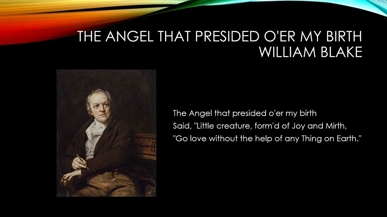 The Angel That Presided O'er My Birth by William Blake