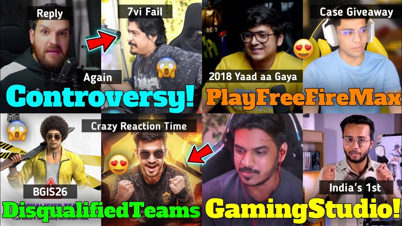 Gyan & Binzaid Controversy Again, BGIS Another Teams Disqualified, Mortal On FFM, Moba Case Giveaway
