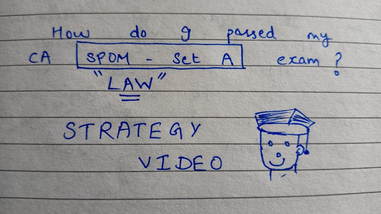 How I Passed CA SPOM Set-A (Law) | My Exact Strategy