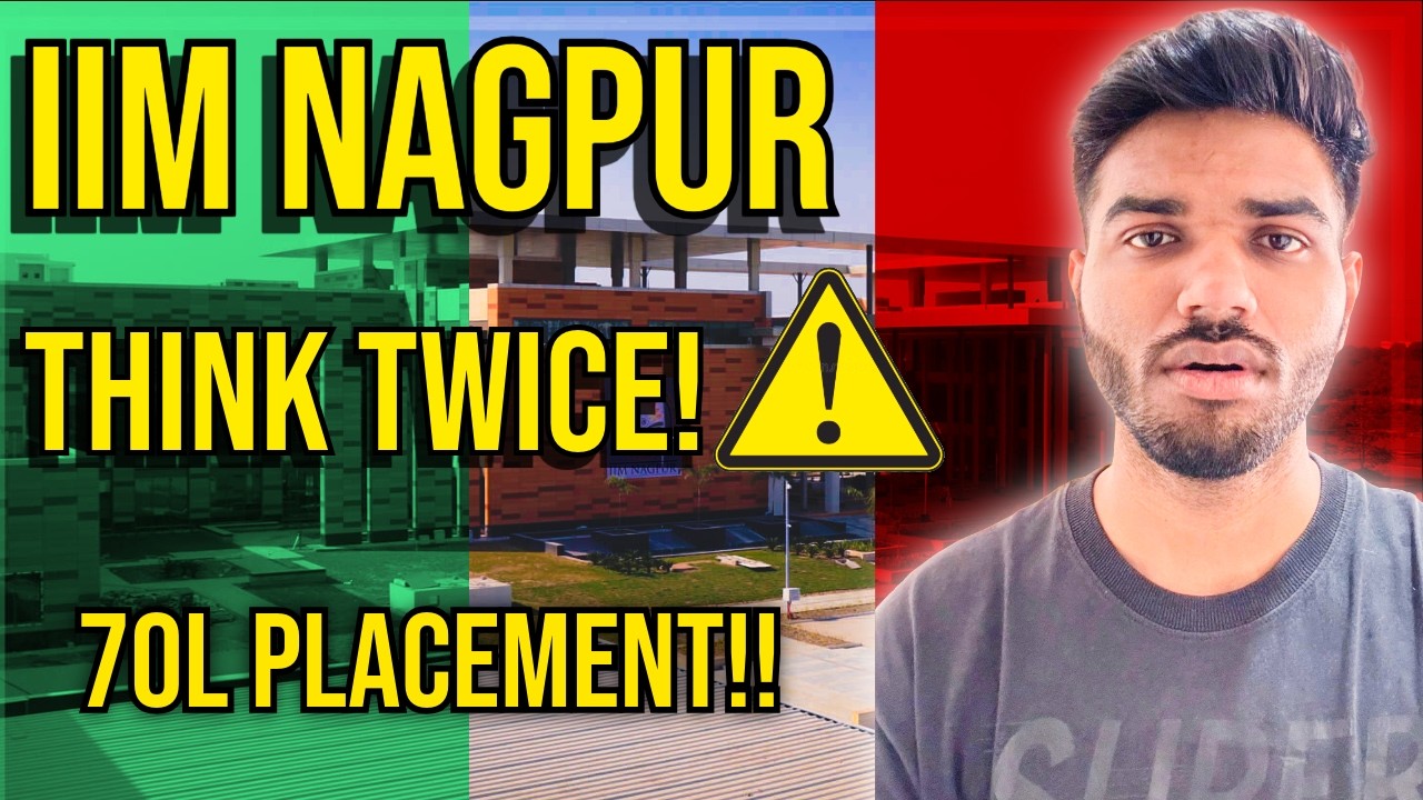 IIM Nagpur | Best New IIM for Freshers ? | Decoding Placement Reality 🔥
