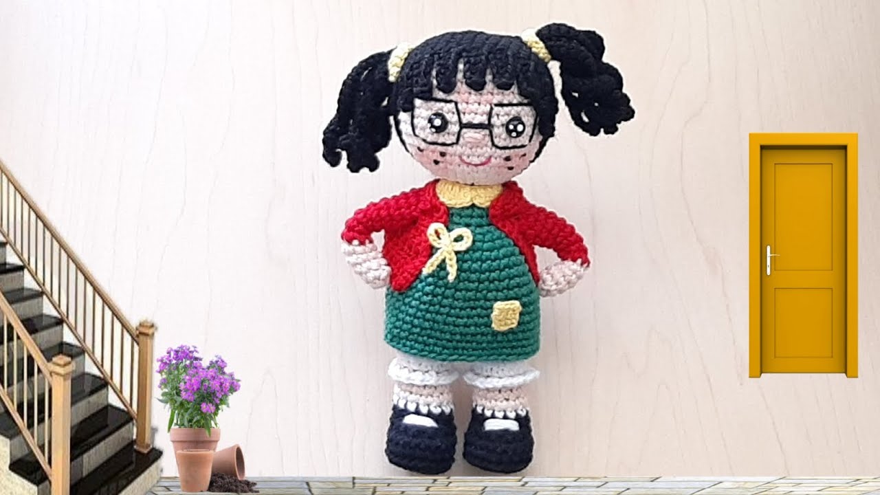 👧 LA CHILINDRINA AMIGURUMI  / TUTORIAL PASO A PASO  FACIL ( SEGUNDA PARTE  ) 👧