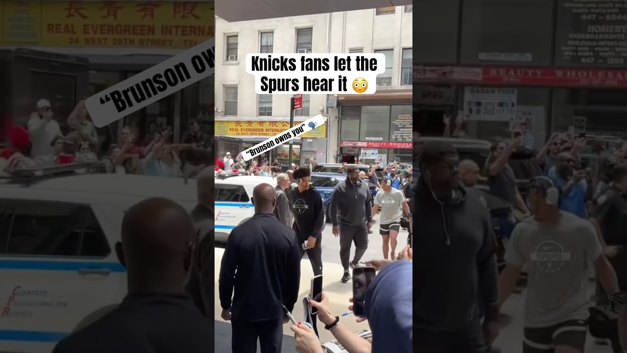 Knicks fans are RELENTLESS 😂