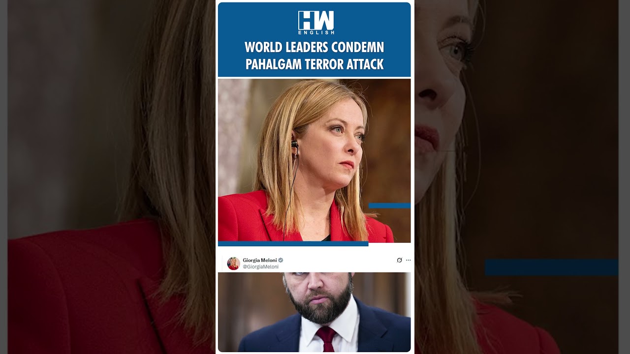 #Shorts | World Leaders Condemn Pahalgam Terror Attack | Trump | Putin | Jammu Kashmir | J&K News